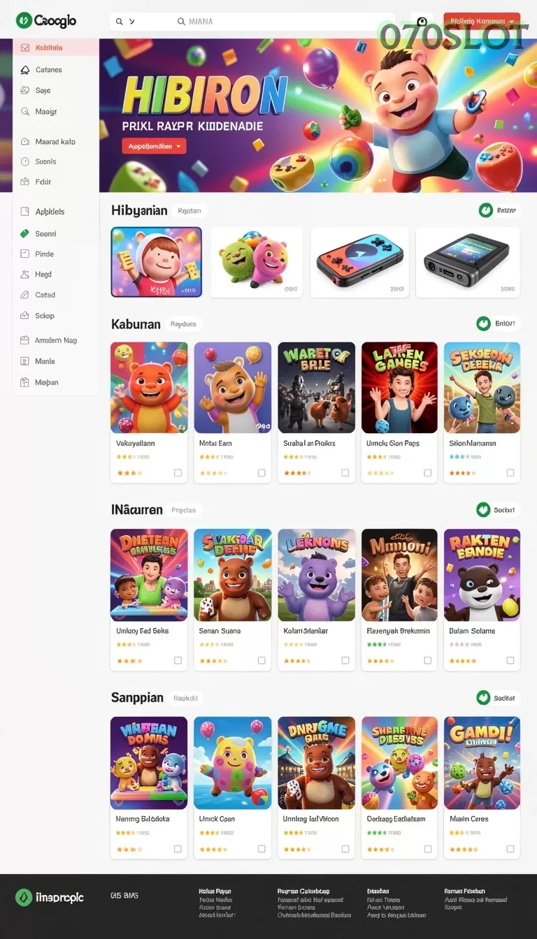 Cuplikan layar ARWANATOTO — menu navigasi
